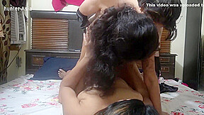 Hunter Gets Horny After Watching Two Indian Women Romance And Fuck One Of Them - Hunter Asia