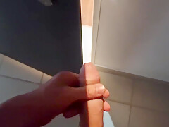 Husband Caught His Horny Wife Masturbating With Dildo In The Shower So He Looked On Her Until Orgasm