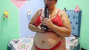 I Fuck My Pussy With A Very Big Dildo Interracial