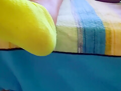 I Give My Girlfriends Slutty Friend A Massage And Fucking Her Pussy, Feet And Socks 23 Min