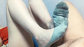 I Put His Cock Inside My Sock / Could You Watch Whole For 10 Minutes Without Cum?