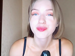 I Suck A Huge Dildo And Dream Of Being Fucked
