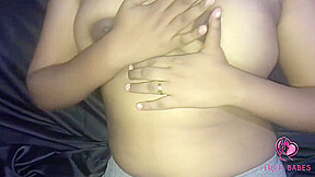 මට හර පලය අන එනනක - I Touch Myself While I Was Alone Big Tits Natural Boobs