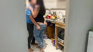 I Went To Wash The Dishes At My Step brother-in-laws House And He Broke Into My Ass Without A Condom In