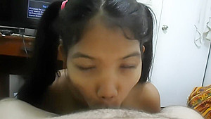 I made Stepdad explode cum in my throat after first shot on my face