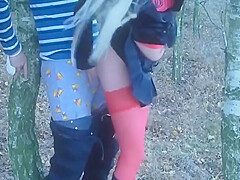 In Wood Irl Fucked Tied To