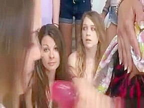 Incredible teen 18+ Sorority Sex Toy Group