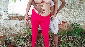 Indian Bhabhi Rough Hardcore Fucking Public Outdoor In Wood