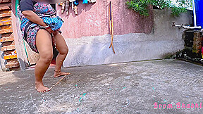 Indian Bhabhi Standing Pee