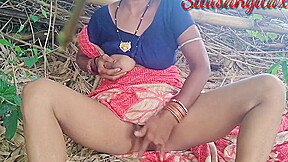 Indian Hot Desi Bangali Bhabhi Fingerings Sex In Outside