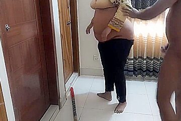 Indian Maid Fucked By Boss While Sweeping Office - Big Ass Creampie