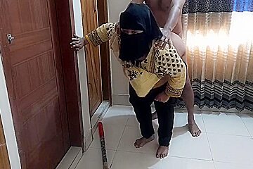 Indian Maid Fucked By Boss While Sweeping Office - Big Ass Creampie