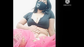 Indian New Married Bhabhi Sexy Video Call His Husband