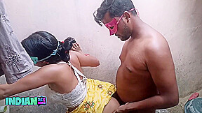 Indian Village Couple Seducing Each Other Early Morning Hardcore Sex