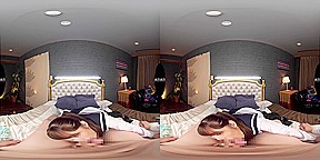 Innocent Schoolgirl has a Lovely Day with her Stepdaddy - Blowjob and Sex Taboo JAV VR Porn