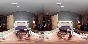 Innocent Schoolgirl has a Lovely Day with her Stepdaddy - Blowjob and Sex Taboo JAV VR Porn