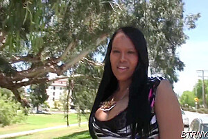 Insatiable Brunette Trans Gets To Big Orgasm