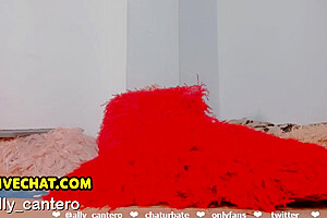 Intense T Girl Jerking His Dick With Her Ringed Balls
