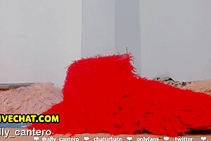 Intense T Girl Jerking His Dick With Her Ringed Balls