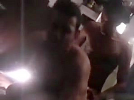 Interracial bareback fuck