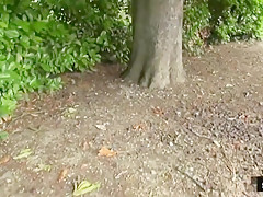 Jade Takes A Huge Black Cock Outdoors