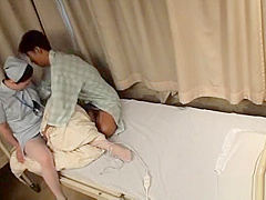 Japanese AV model is a wild nurse getting position 69