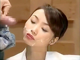 Japanese News Reporter Facial #2