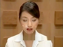 Japanese News Reporter Facial #2