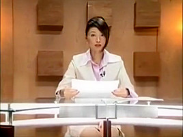 Japanese News Reporter Facial #2