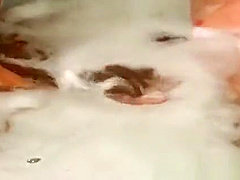 Japanese Nuru Slippery Massage And Sexy Fuck On Air Matress 18