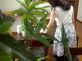 Japanese Woman gives her Girlfriend a Massage