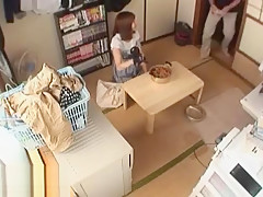 Japanese big boobs Milf takes cumshot