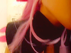 Japanese cosplay babe Chika Arimura fingered