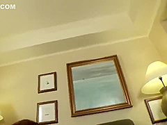 Japanese pretty girl blowjob next to the window