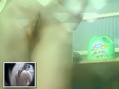 Japanese teen 18+ takes shower