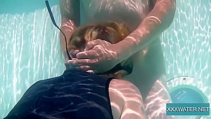 Jason Deepthroats Marcie Underwater