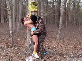 Jenna Bound In The Woods - Babesintrouble