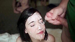 Jizz Challenge! Bukkake Compilation!