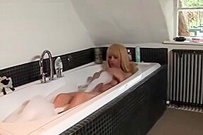 Joanna Jet masturbating in the bathtub