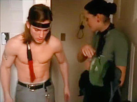 Joe dallesandro's hanging cock in trash