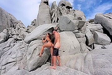 Johnny Sins And Kissa Sins In Passionate Sex On The Beach