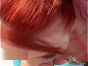 Kali Kavalli Oiled up in Blowup Pool Blowjob with Cum Shot in Eye