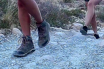 Katie K, Katie Kush And Sparks Go Wild In Hiking And Playing With