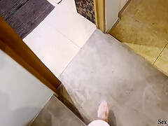 Kind Stepmom Helps Her Stepson With Broken Arms      To Cum