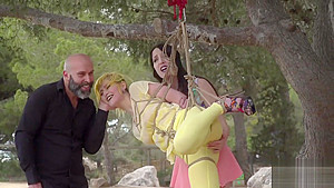 Kinky couple buys a sex pet to play with