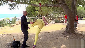 Kinky couple buys a sex pet to play with
