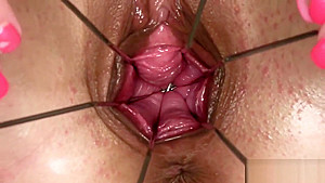 Kinky czech kitten stretches her wet crack to the extreme