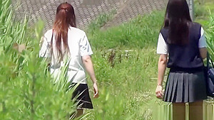 Kinky students 18+ peeing