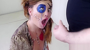 Kinky sweetie was brought in asshole assylum for harsh treatment