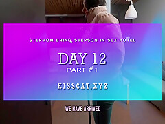 Kiss Cat In Day 12 1 - Step Mom Share Room In Sex Hotel With Step Son - Step Mother Fucks With Cum Inside
